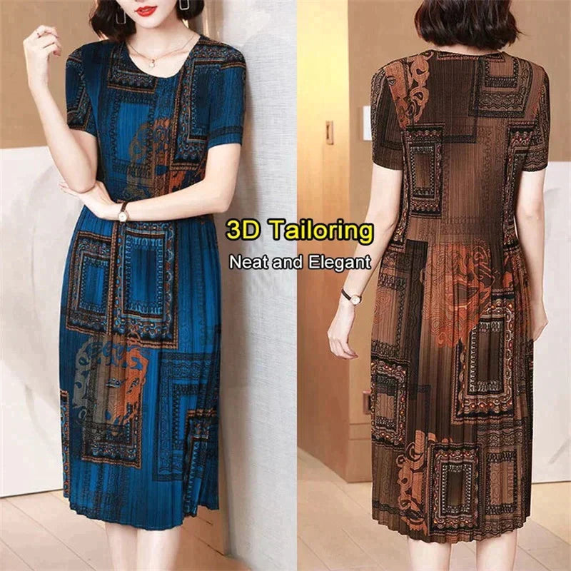 🌹50% de réduction👗Robe plissée à la mode