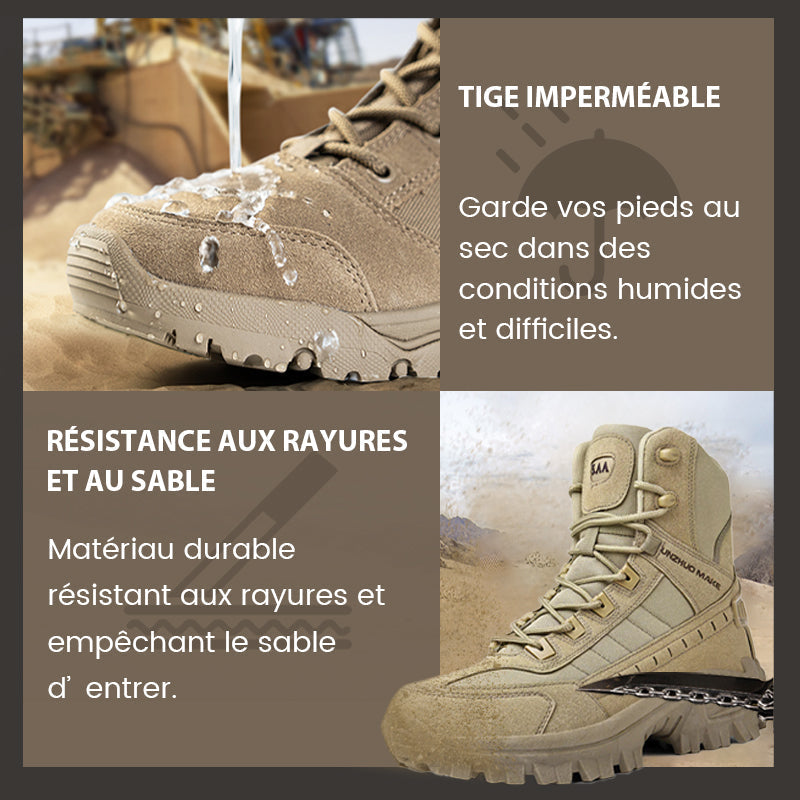 đ„Bottes de sport tactiques montantes impermĂ©ables et antidĂ©rapantes (amĂ©lioration de la durabilitĂ©)