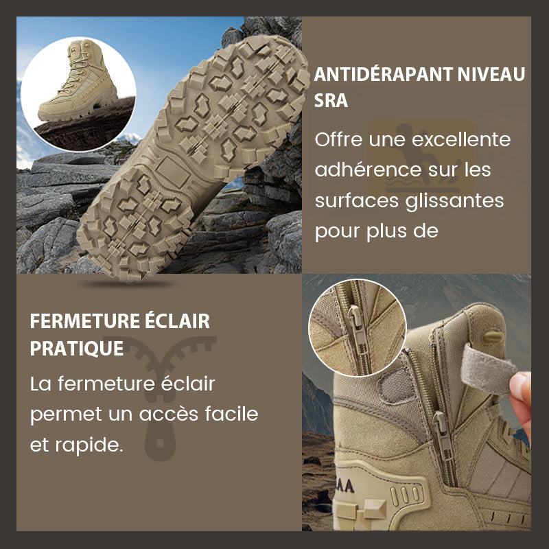 đ„Bottes de sport tactiques montantes impermĂ©ables et antidĂ©rapantes (amĂ©lioration de la durabilitĂ©)