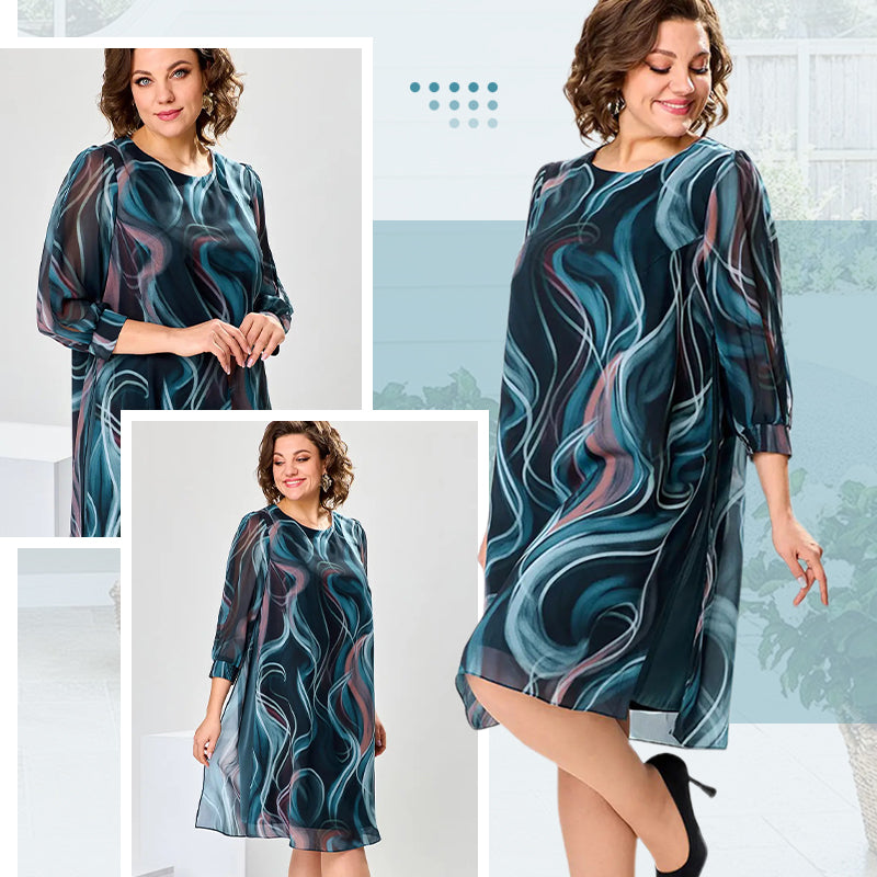 🔥50% de réduction🔥Robe Midi Rêveuse en Mousseline