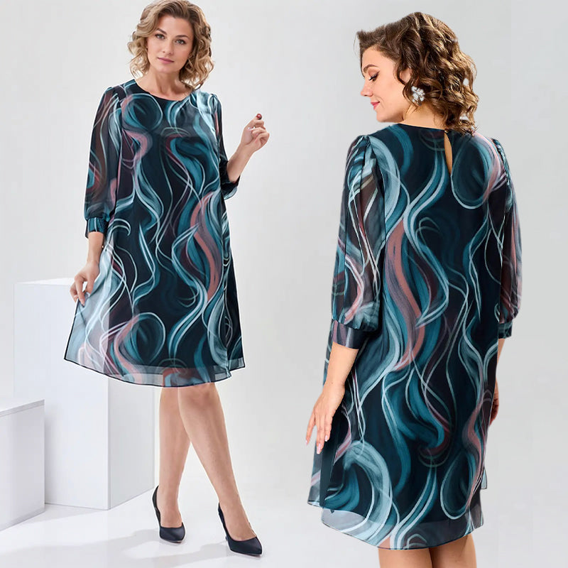 🔥50% de réduction🔥Robe Midi Rêveuse en Mousseline
