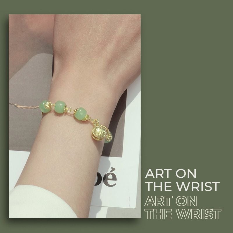 🌙52 % de réduction🌙Bracelet de prière et de paix en jade Hetian