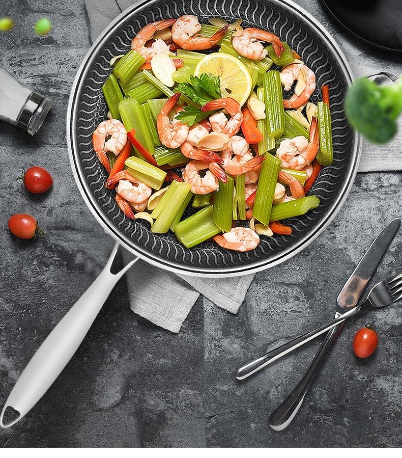 🔥Grande vente - 55 % de réduction!!! 🍳Poêle antiadhésive de première qualité avec couvercle