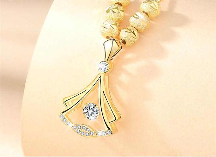 ✨️50 % de réduction✨️Collier luxueux et étincelant en zircone électrodéposée et diamants