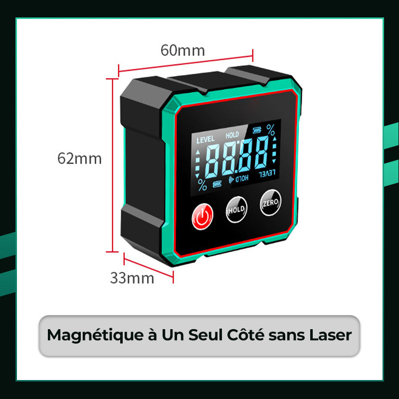 🔧Mesureur d'angle numérique magnétique – Précision de 1 mm et laser électronique ! 🔍⚙️
