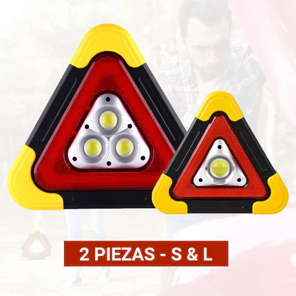 🚗Grande promotion - 55% de réduction🆘3-EN-1 Lampe de Signalisation d'Urgence Solaire Triangulaire pour le Bord de Route✨