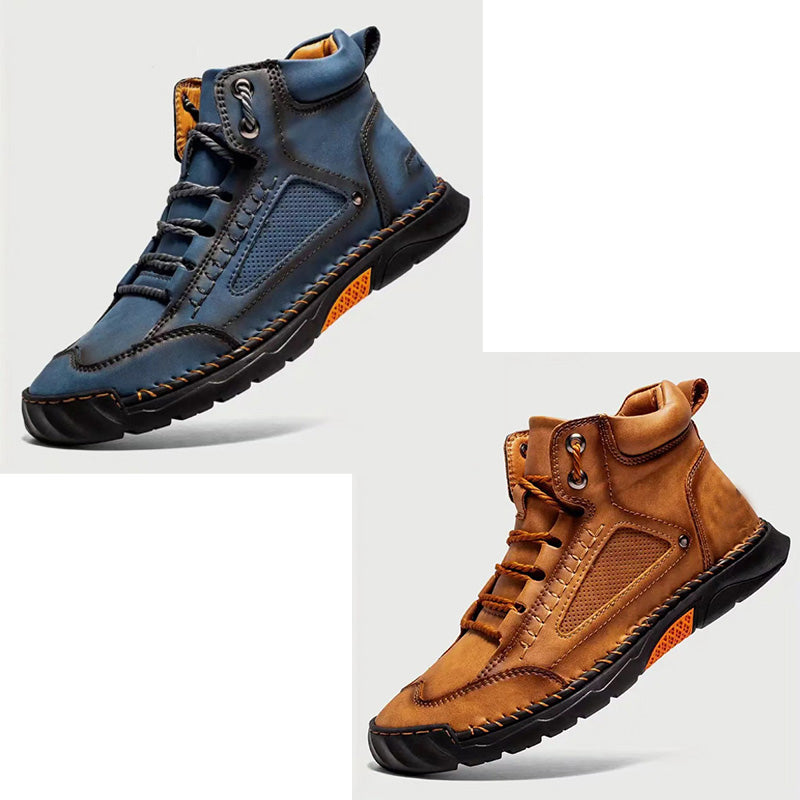 🔥2025 Vente à chaud🔥 Bottes plates confortables pour hommes, cousues à la main et de haute qualité 🛡️fiable✅️
