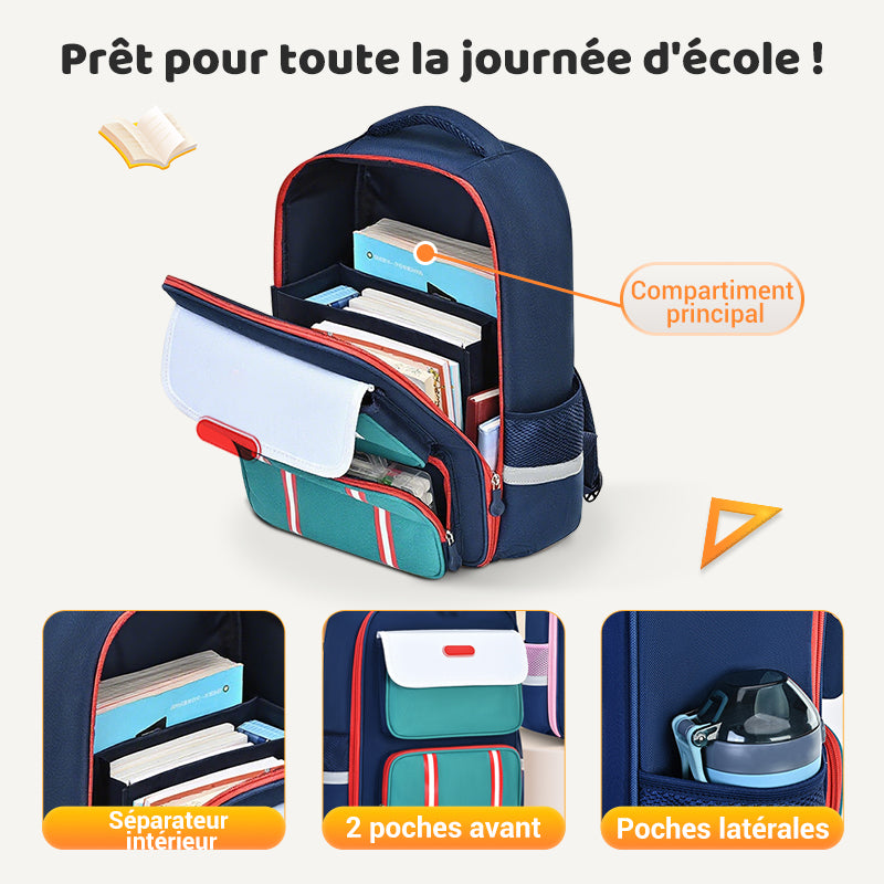 ⏳Promotions de la rentrée scolaire⏰Sac à dos scolaire grande capacité pour élève🎒