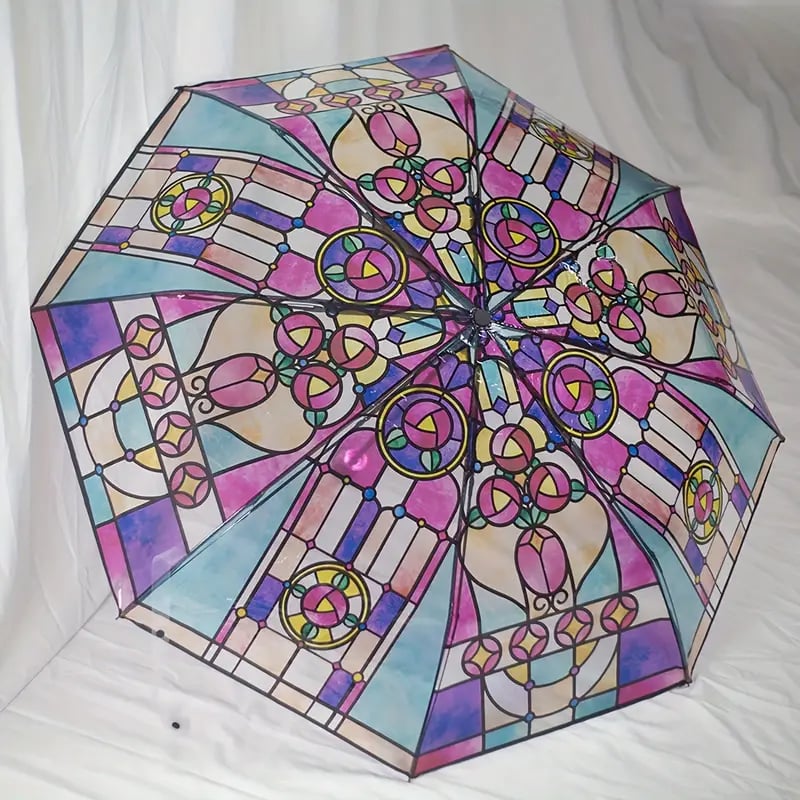 🔥Parapluie automatique en verre teinté🌂