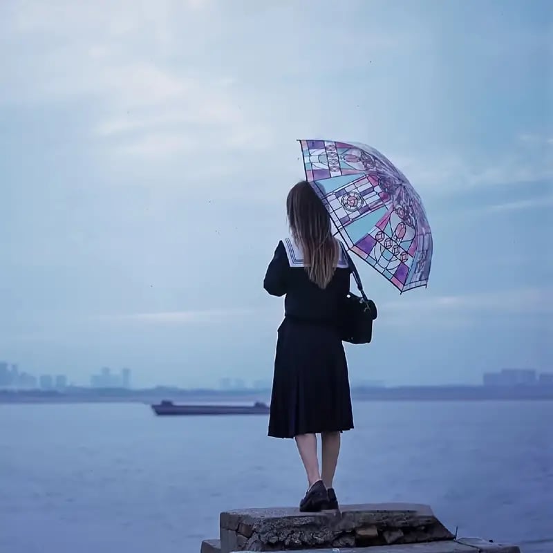 🔥Parapluie automatique en verre teinté🌂