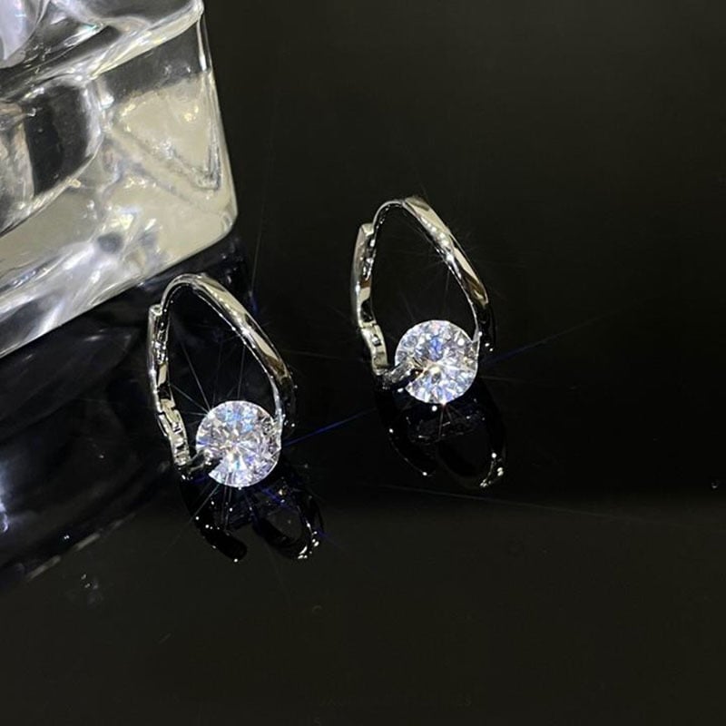 💕Boucles d'oreilles géométriques en diamant exquis🎁Le meilleur cadeau pour vos proches💕