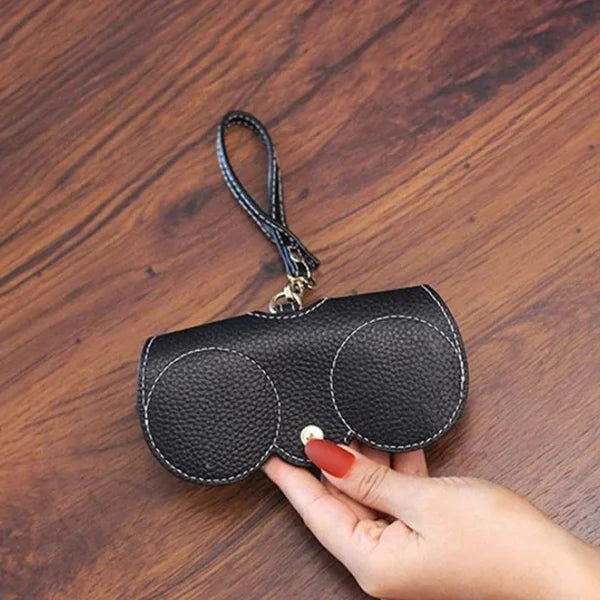 🔥vente à chaud🔥Sac à lunettes de soleil en cuir souple