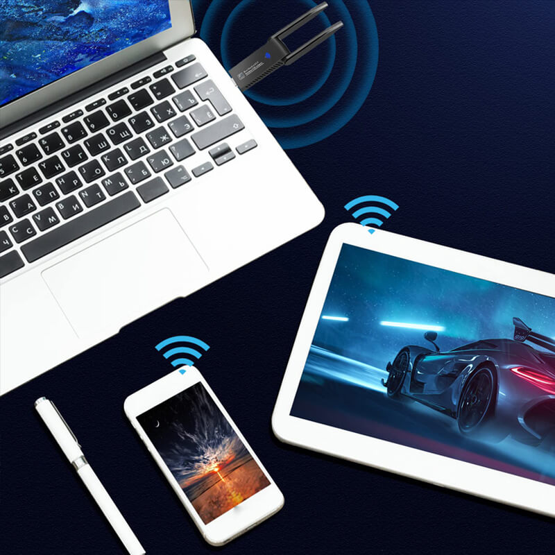 đ„Mise Ă jour d'un nouveau produitđ„Carte rĂ©seau sans fil 1300 Mbps 5G Gigabit double bande