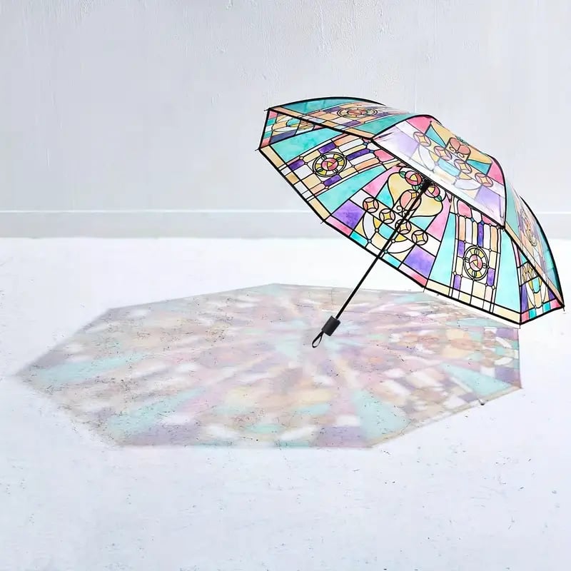🔥Parapluie automatique en verre teinté🌂