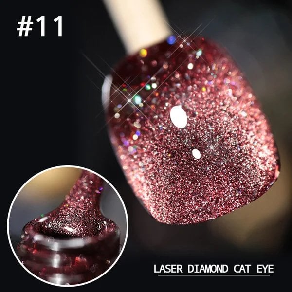 💅DERNIER JOUR DE PROMOTION EXCEPTIONNELLE : 60 % DE RÉDUCTION !💎 Vernis à ongles œil de chat effet diamant laser