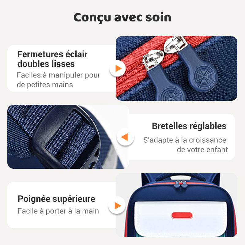 ⏳Promotions de la rentrée scolaire⏰Sac à dos scolaire grande capacité pour élève🎒