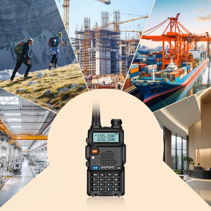 Radio amateur UV-5R longue portée UV5R Radio bidirectionnelle double bande Walkie