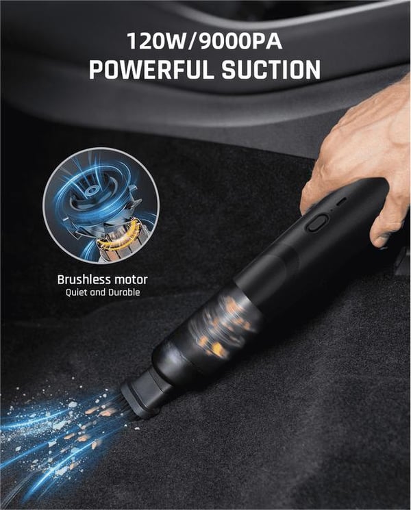 đ Vente chaudeđ Aspirateur de voiture sans fil Slim V8 Mate haute puissance 13000Pa/30AW