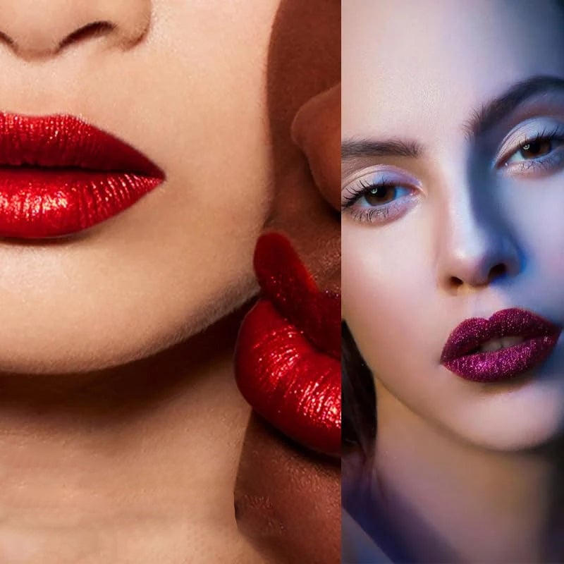đ„Achetez 1 obtenez 1 gratuit đ„đ«Rouge Ă lĂšvres liquide pailletĂ© mĂ©tallisĂ© Diamond