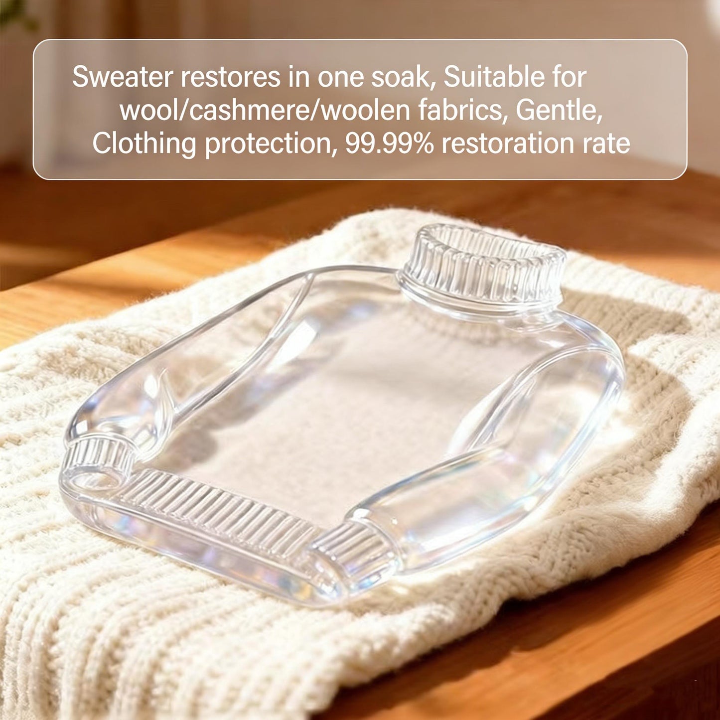 🧶 60 % DE RÉDUCTION MAINTENANT ! ⚗️ Comprimés rénovateurs pour pulls – Anti-rétrécissement, redonnent de la douceur et préservent les couleurs 🧺