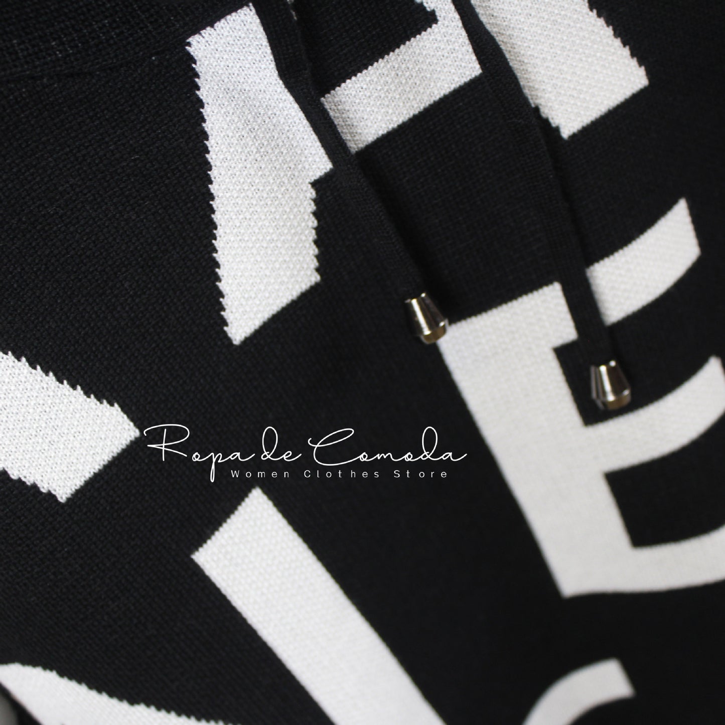 ✨️Combinaison de sport 2 pièces en jacquard à lettres