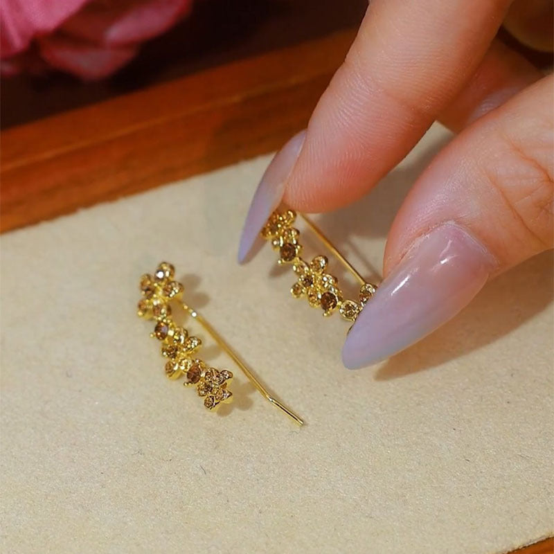 🔥Journée de la femme - 50% de réduction🔥Boucles d'oreilles petites fleurs, à la mode et polyvalentes