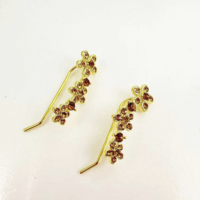 🔥Journée de la femme - 50% de réduction🔥Boucles d'oreilles petites fleurs, à la mode et polyvalentes