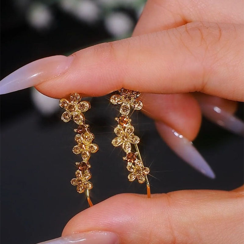 🔥Journée de la femme - 50% de réduction🔥Boucles d'oreilles petites fleurs, à la mode et polyvalentes