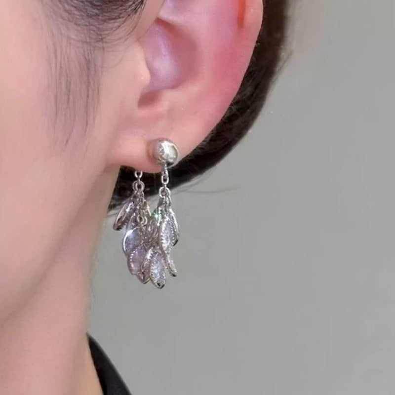 🥰Boucles d'oreilles à pampilles en zircone🥰