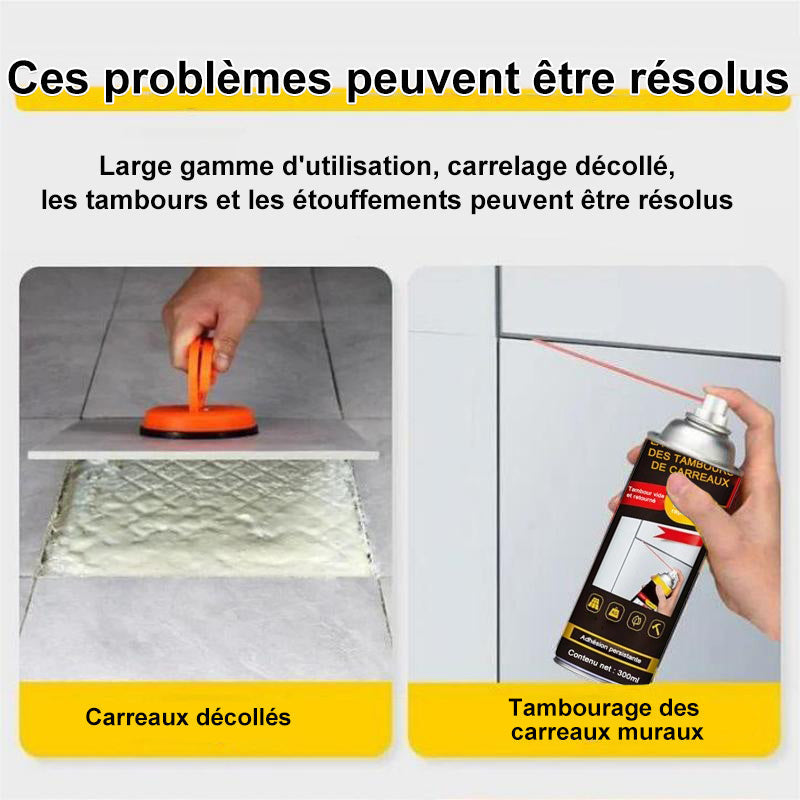 🔥Meilleures ventes🏠Agent de Tambour Vide pour Carreaux en Céramique à Fort Pouvoir Adhésif(🚀55% de réduction)