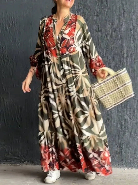 ✨Réduction d'automne 50%✨robe ample imprimée