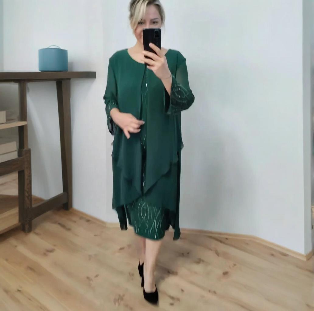 🔥Haute qualité🔥Robe de mode en mousseline de soie