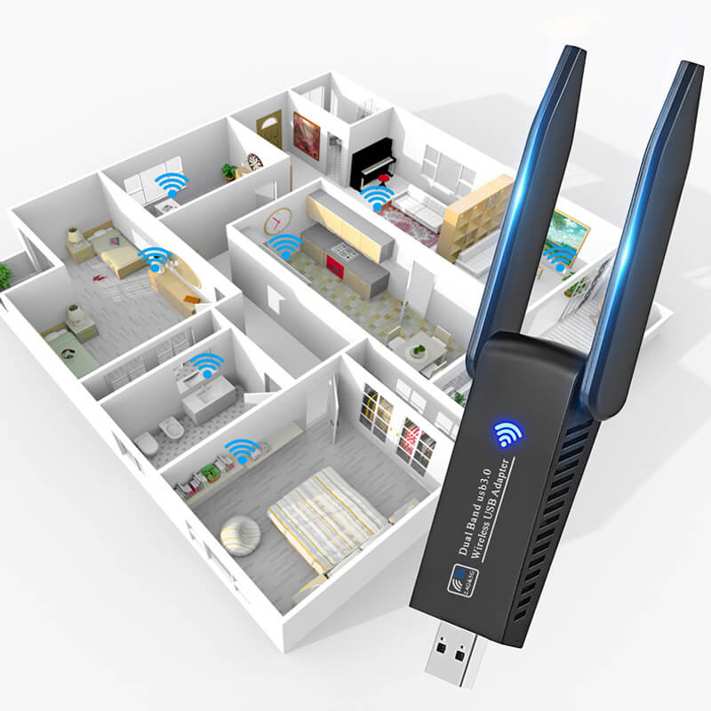 đ„Mise Ă jour d'un nouveau produitđ„Carte rĂ©seau sans fil 1300 Mbps 5G Gigabit double bande