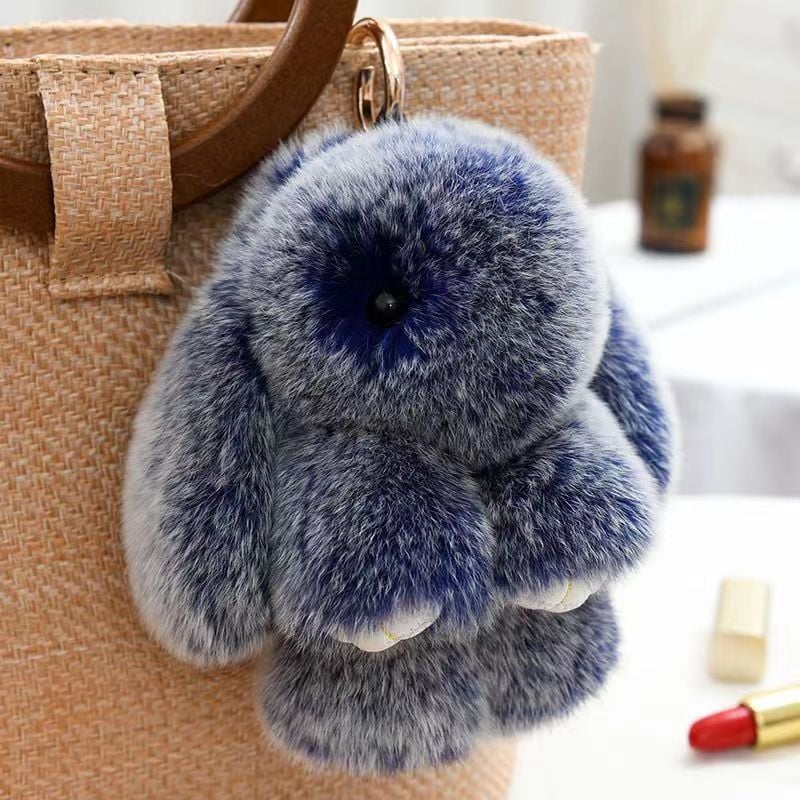 💕50% DE RÉDUCTION🐰🎁Breloques pompons en forme de lapin doux faites à la main🐰