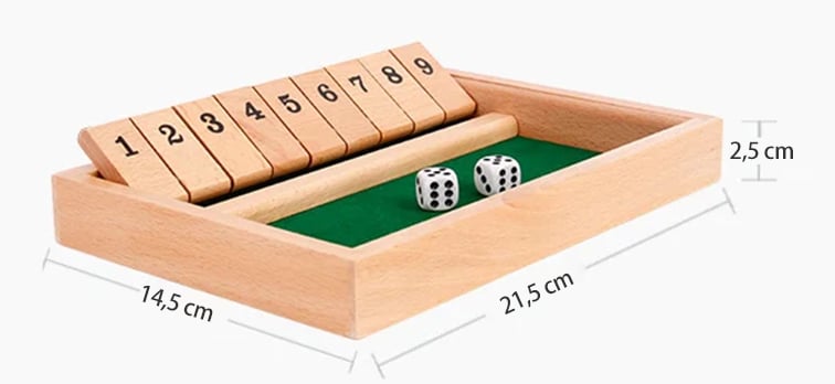Dernier jour de promotion - 49 % de réduction 🔥 JEUX DE FAMILLE AMUSANTS - Jeu de société Shut The Box 🎲