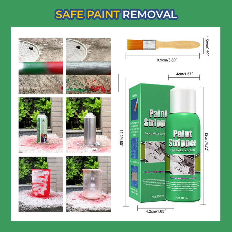 🔥Décapant à peinture le plus vendu – Élimination rapide et puissante 🎨✨(🎁pinceaux gratuits)