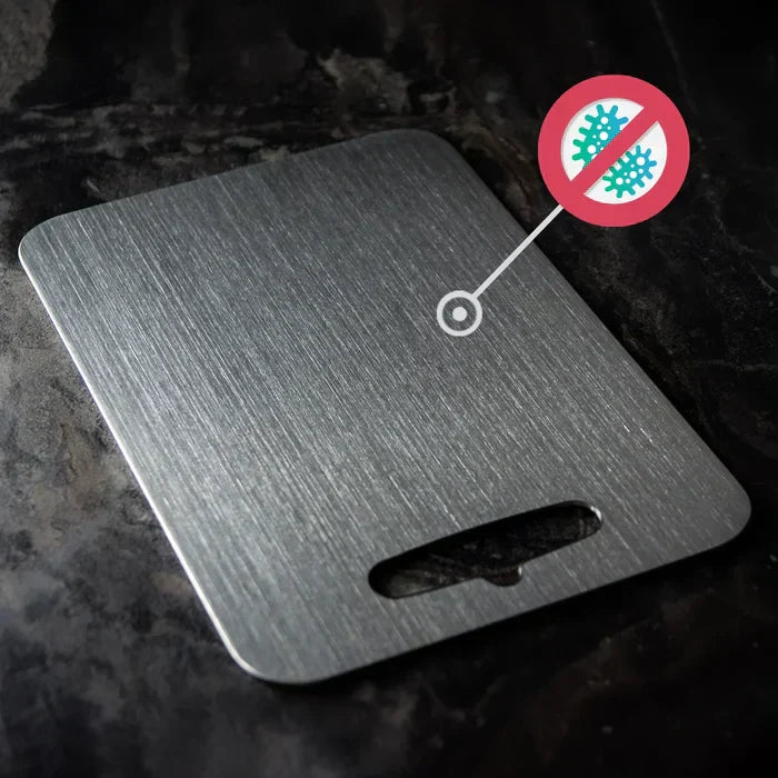 🔥50% de réduction🔥Planche à découper en acier inoxydable antibactérienne