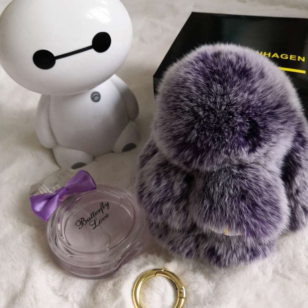 💕50% DE RÉDUCTION🐰🎁Breloques pompons en forme de lapin doux faites à la main🐰
