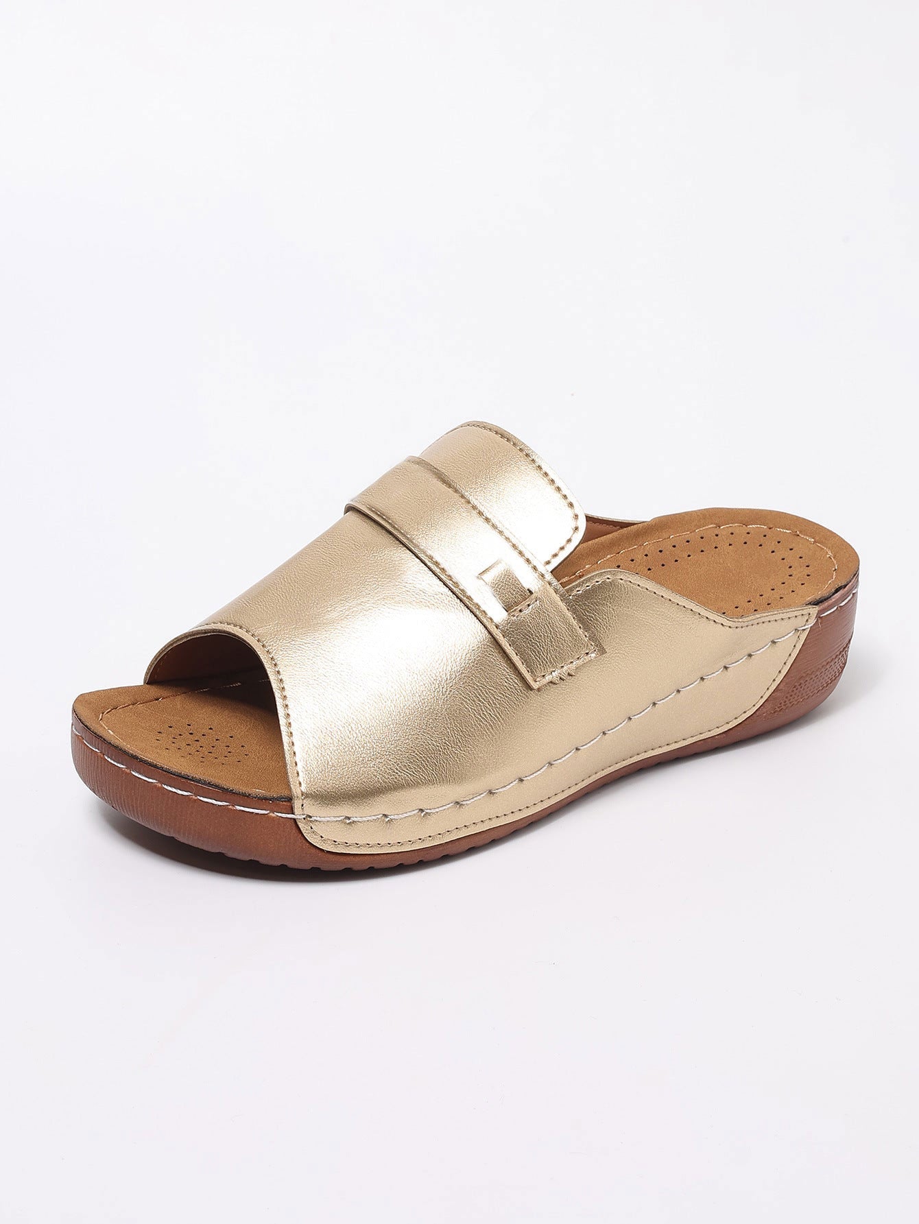 ✨【36-43】Chaussons de femme légèrement dégradés à talon épais