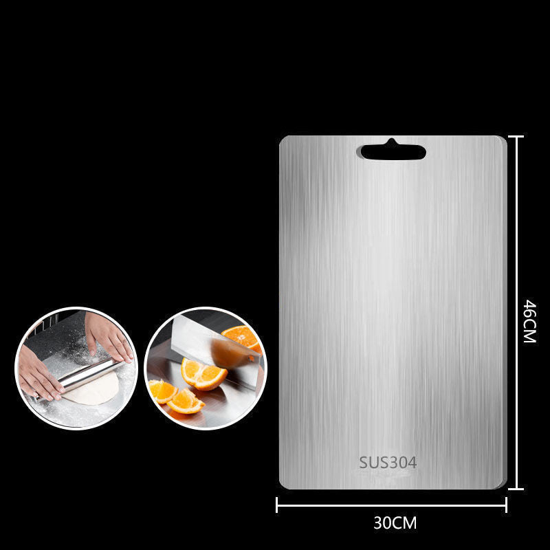 🔥50% de réduction🔥Planche à découper en acier inoxydable antibactérienne