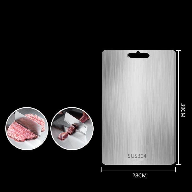🔥50% de réduction🔥Planche à découper en acier inoxydable antibactérienne