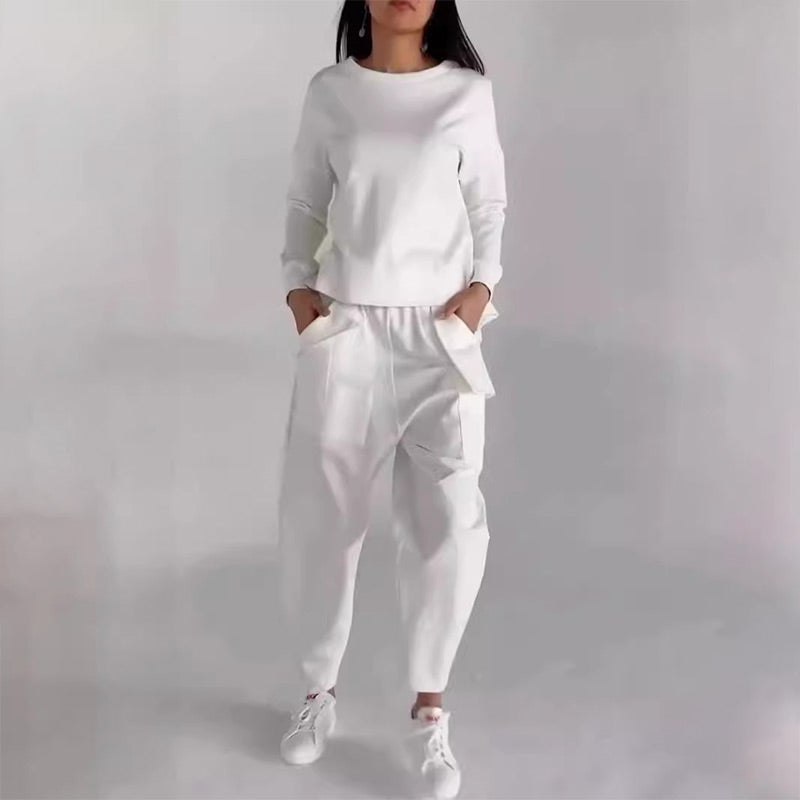 💞Rabais saisonnier 53%💞Costume décontracté sportif pour femme avec plusieurs poches