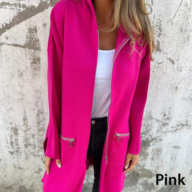 ✨Meilleur vendeur en 2025✨ Veste sweat-shirt à capuche zippée à manches longues et à la mode décontractée(🔥54% de réduction)