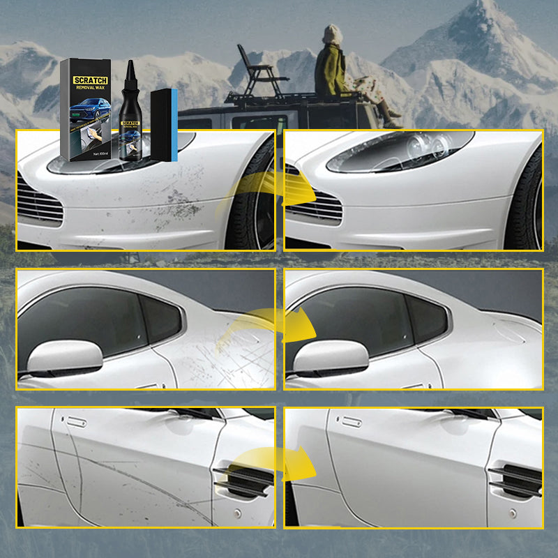 Dissolvant efficace de rayures de voiture avec éponge(🔥52% de réduction)