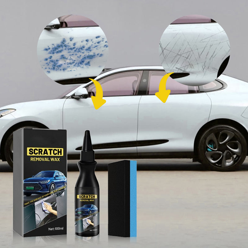 Dissolvant efficace de rayures de voiture avec éponge(🔥52% de réduction)