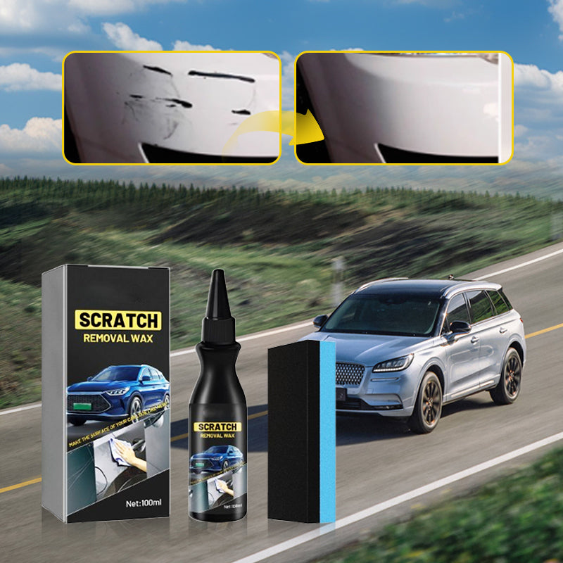 Dissolvant efficace de rayures de voiture avec éponge(🔥52% de réduction)