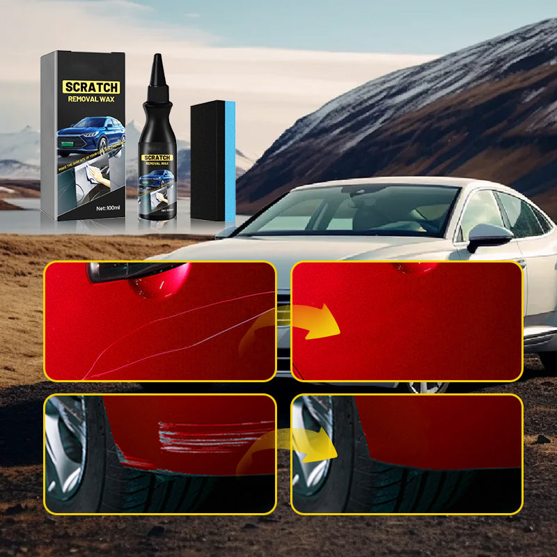 Dissolvant efficace de rayures de voiture avec éponge(🔥52% de réduction)