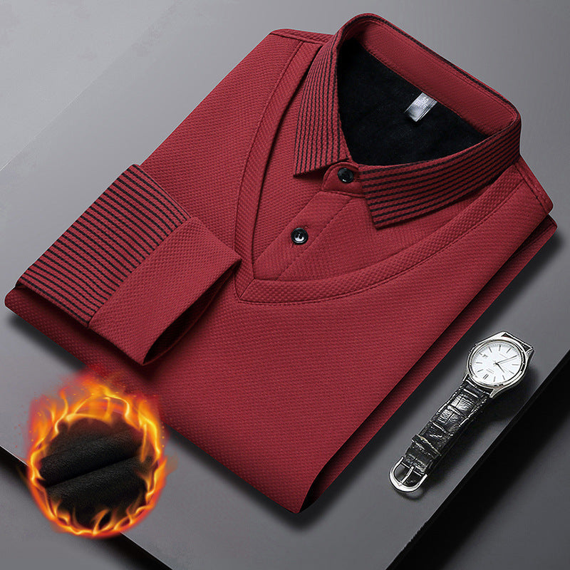 🔥55 % de réduction🔥Chemise à col rayé en faux tweed deux pièces