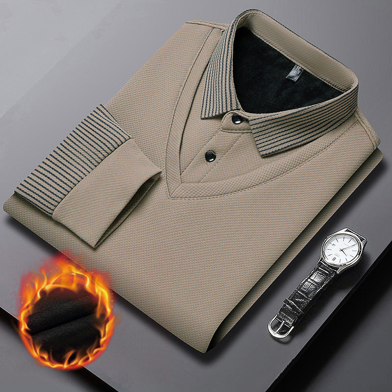 🔥55 % de réduction🔥Chemise à col rayé en faux tweed deux pièces