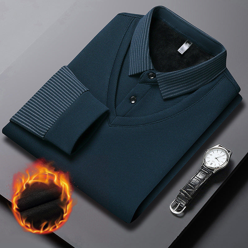 🔥55 % de réduction🔥Chemise à col rayé en faux tweed deux pièces